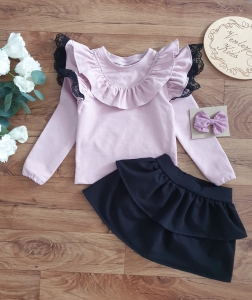 Zestaw  kwarc z czernią 3 el