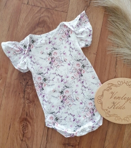 Body / Bluzeczka  KWIATUSZKI FIOLET