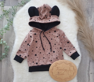 BLUZA miki KROPY NA BRĄZIE