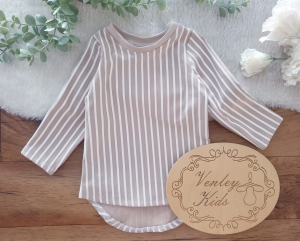 Bluzeczka PASECZKI BEŻ