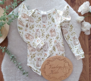 Body / bluzeczka KRÓLICZEK Z KWIATKIEM