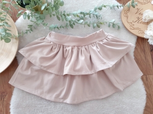 Spódniczka falbaniasta BEŻ