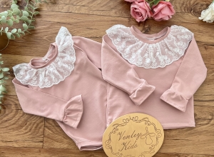 Body / Bluzeczka KWARC z haft na tiulu