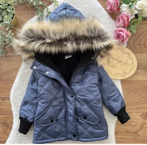 Kurtka zimowa GRANATOWA