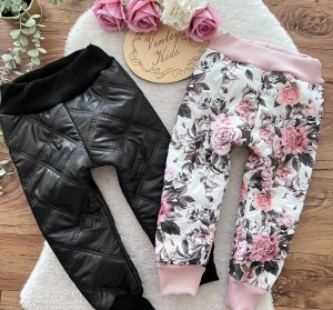 Spodnie pikowane ocieplane