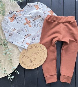 SAMOLOCIK RETRO z brązem  - wyprzedaż