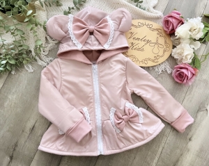 Kurteczka baskinka brudny róż 