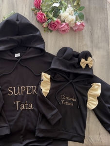 Zestaw TATA  + CÓRKA  czarne