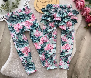 Leginsy KWIAT MOTYLI RAJ