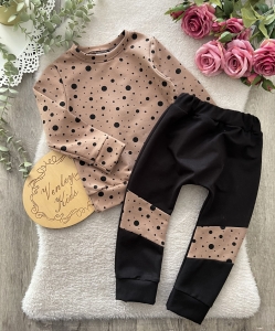 Zestaw Kropki 2 elementy chłopiec