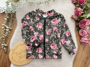 Bluza WELUREK RÓŻOWE KWIATY