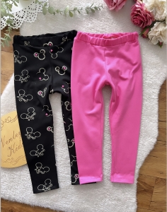 Leginsy złota Miki  / różowe 