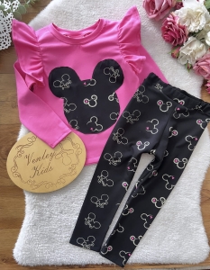 Zestaw Miki złota z leginsami  