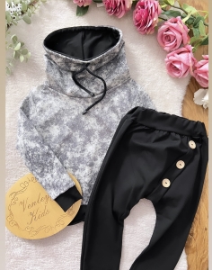 Bluza z kominem dekatyzowany