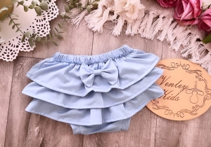 Spódniczka falbaniasta błekit bloomers  