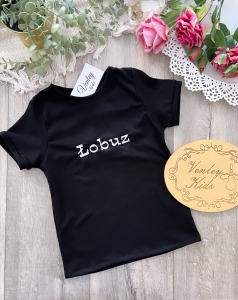 Bluzeczka letnia czarna  ŁOBUZ