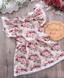 Sukienka  KWIAT W OGRODZIE dla mamy