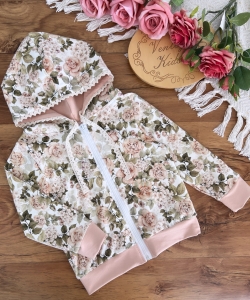 Bluza OGRÓD  z koronką