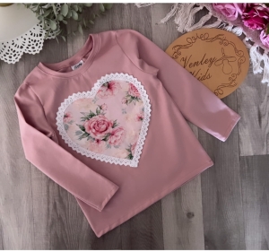 Bluzka kwarc z kwiat - S - 