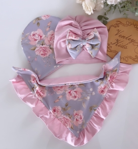 Róże na błękicie 3 el