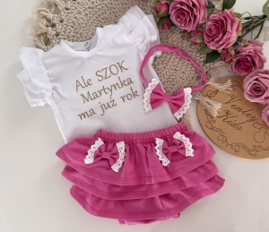 Zestaw urodzinowy ze spódniczką bloomers