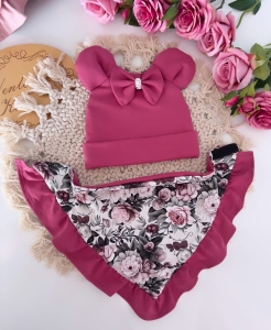 KWIAT RETRO z perełkami 