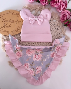 RÓŻE NA BŁĘKICIE z perełkami 