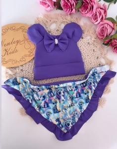 JEDNOROŻEC WELUREK z perełkami 