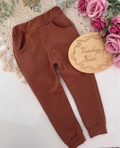 Spodnie z kieszeniami BRĄZ