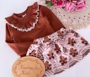 Zestaw PIERNICZKI  z brązem