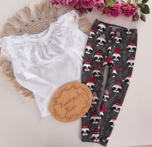 Zestaw PANDZIOSZKI z bluzeczką 