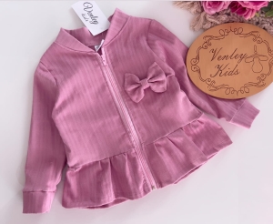 Bluza baskinka sztruks na zamek 