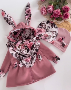 Płaszczyk Królik KWARC z ROMANTYCZNOŚĆ