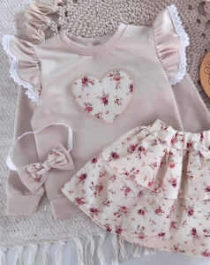 Beżowe ROMANTICO 3 el