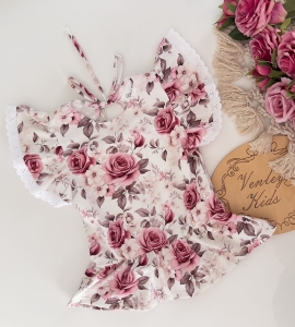 Bluzeczka Baskinka KWIAT KWARC brillant  