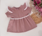 Bluzeczka tunika z koronką KWARC