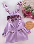Płaszczyk Królik LILA i LILIOWY RAJ