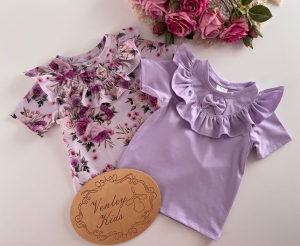 Bluzka LILA i LILIOWY RAJ 