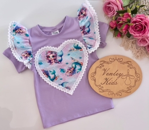 Body / bluzeczka lila z syrenki 