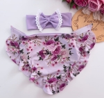 LILIOWY RAJ opaska z chustką   