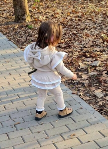 SET jesienny jasny beżowy 