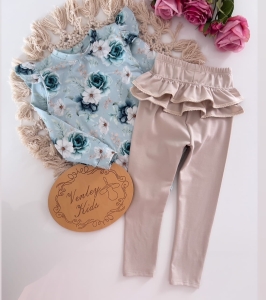 MORSKI KWIAT  z beżem