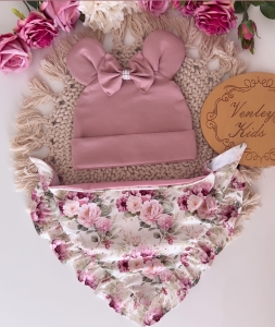 KWIAT W OGRODZIE  z perełkami 