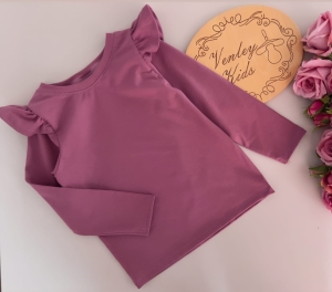 Body / Bluzeczka JAGODA z motylkiem 