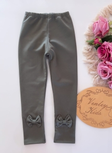 Leginsy KHAKI kokardka 