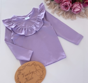 Body / Bluzeczka LILA falbanką 