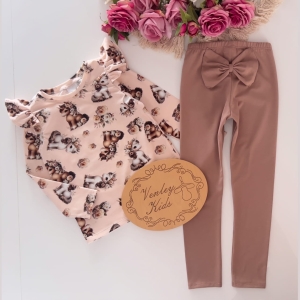 KUCYKI z mokka bluzka + legi 