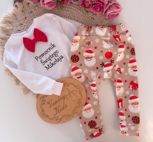 Zestaw MIKOŁAJE NA BEŻU 2 el