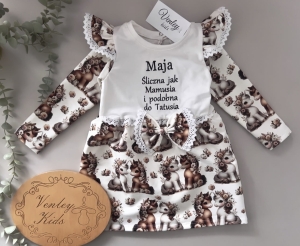 Sukienka KUCYKI ECRU