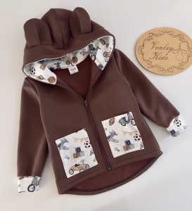 Płaszczyk CZEKOLADA Z AUTKA RETRO